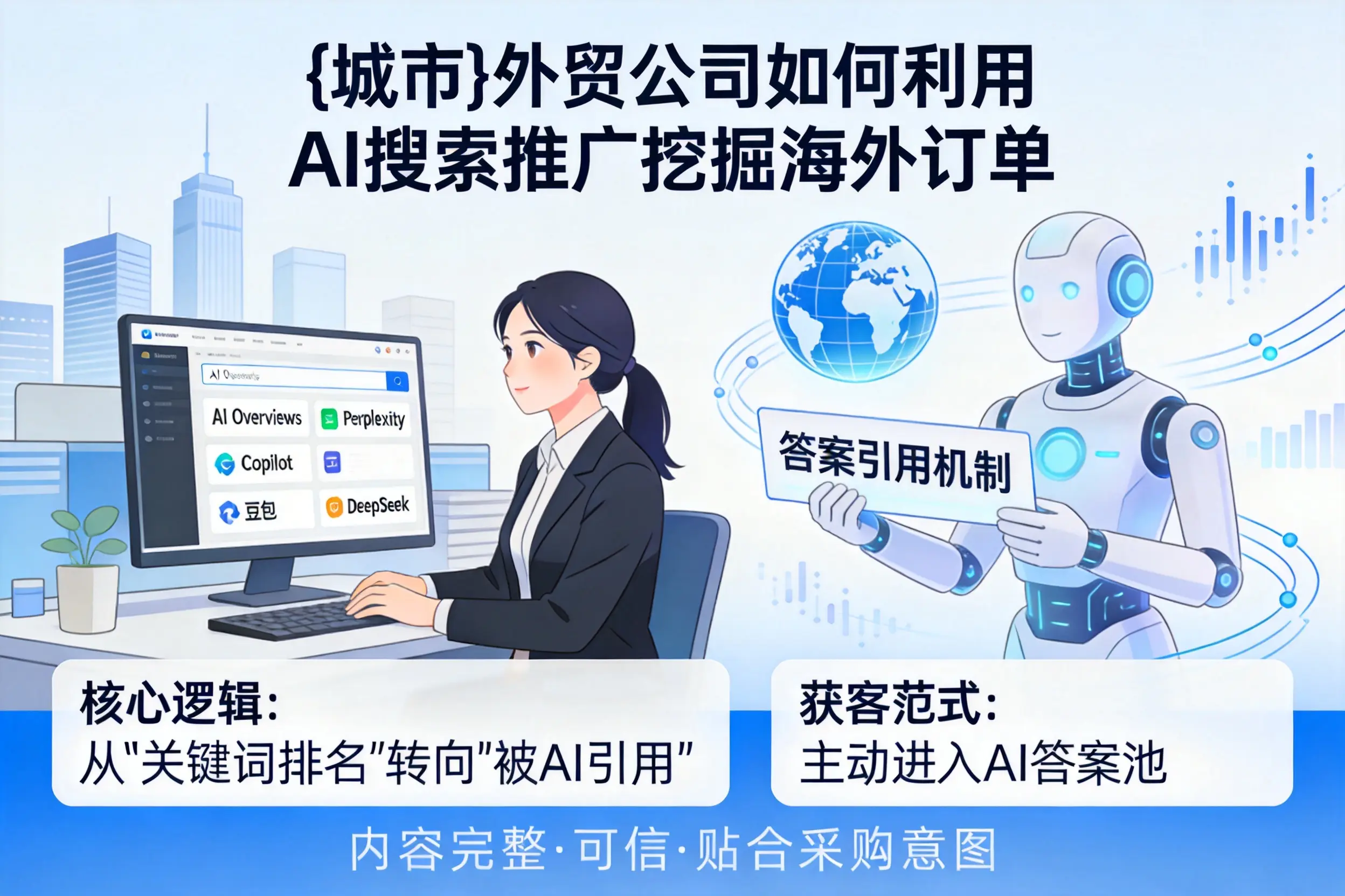太原外贸公司如何利用AI搜索推广挖掘海外订单