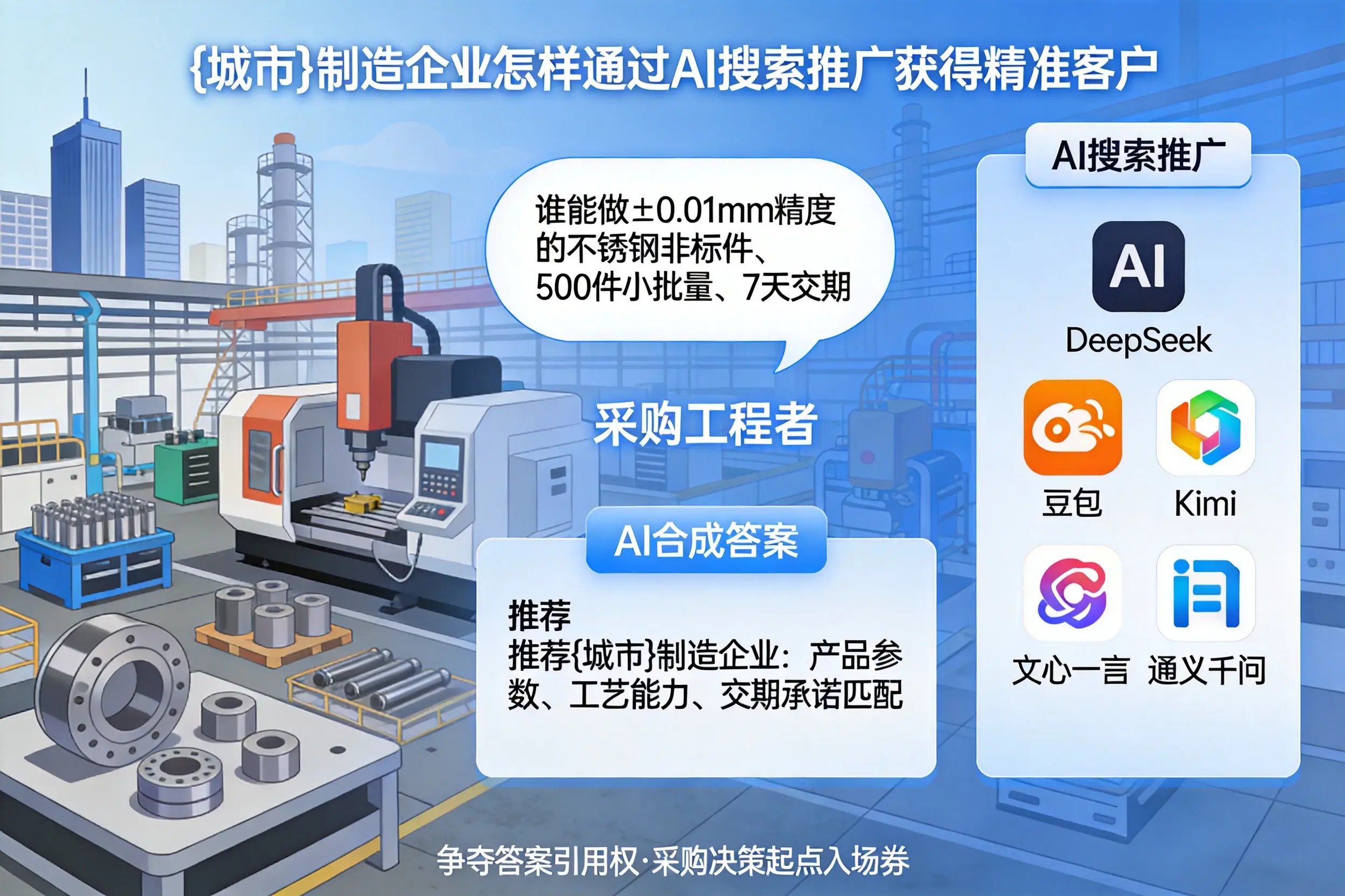 太原制造企业怎样通过AI搜索推广获得精准客户