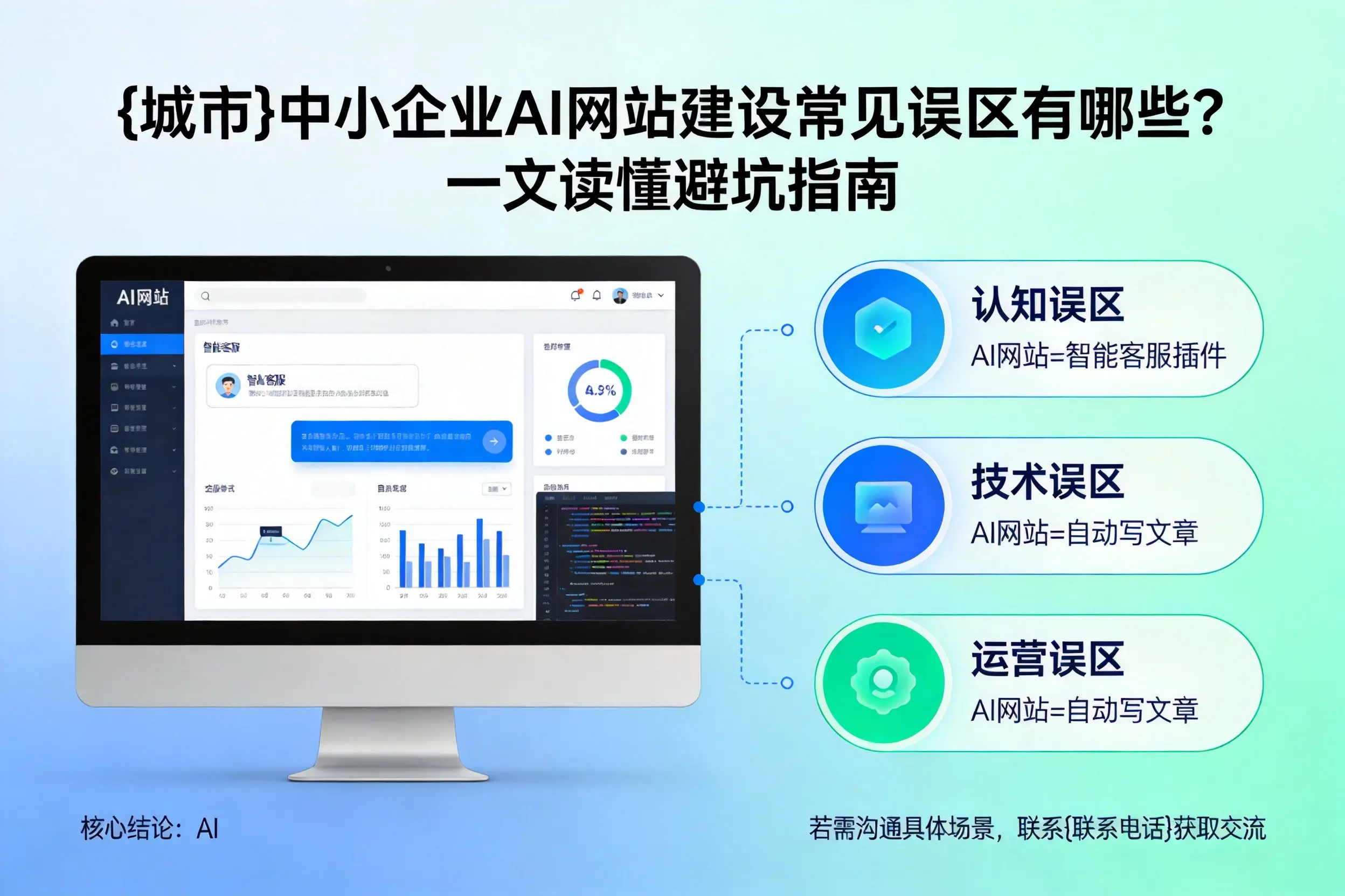 太原中小企业AI网站建设常见误区有哪些？一文读懂避坑指南