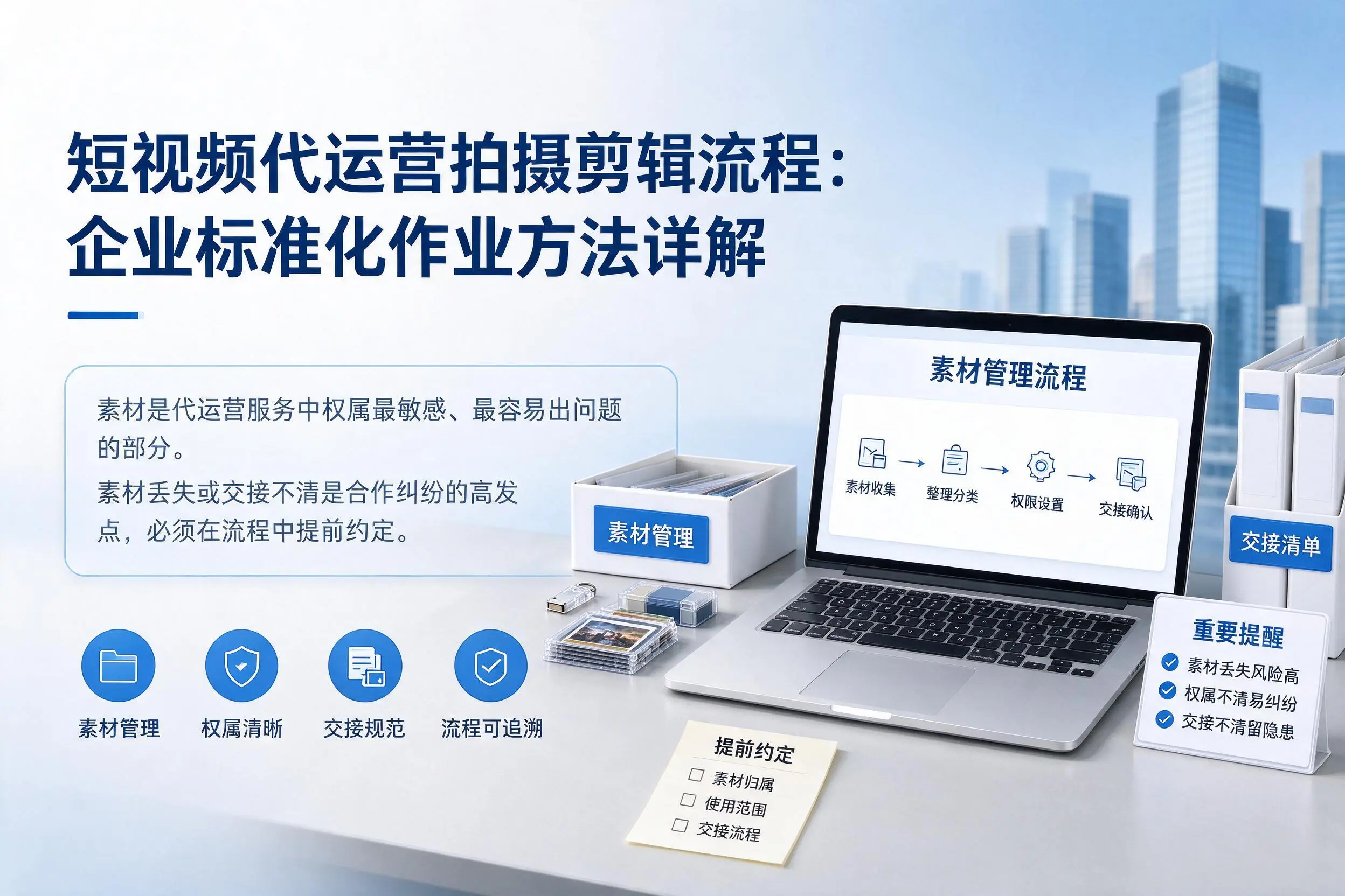 短视频代运营拍摄剪辑流程:太原企业标准化作业方法详解