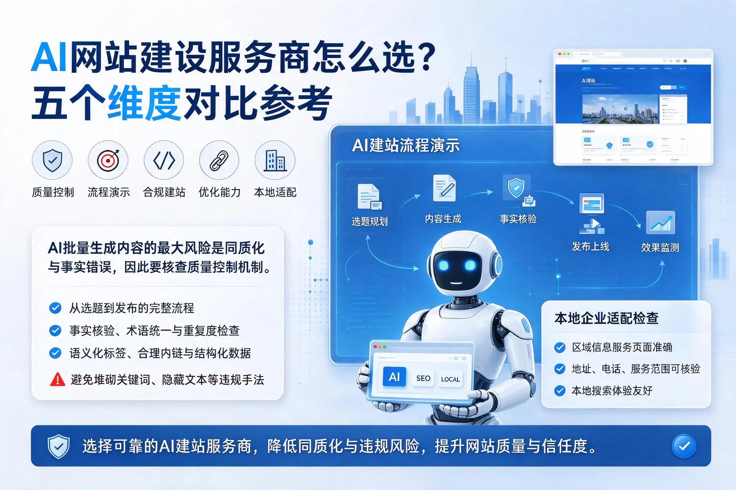 太原AI网站建设服务商怎么选？五个维度对比参考