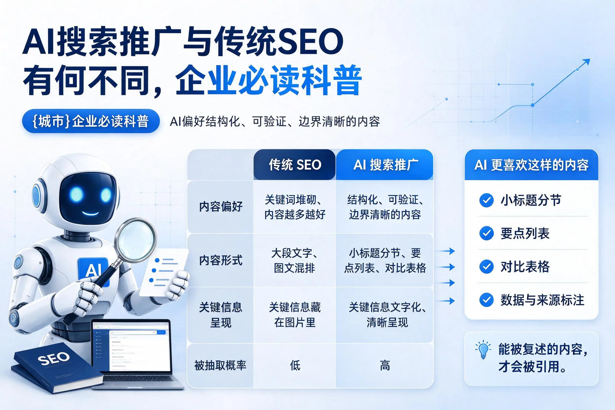 AI搜索推广与传统SEO有何不同,太原企业必读科普